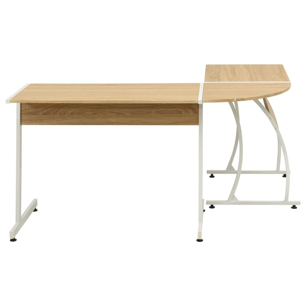 Mesa de canto em forma de l preto
