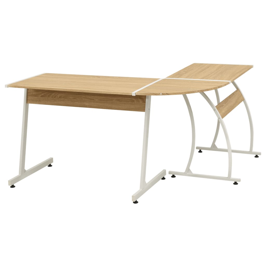 Mesa de canto em forma de l preto