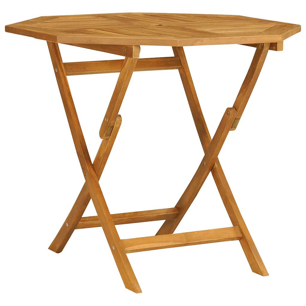 5 Pcs conjunto de jantar p/ jardim madeira de teca maciça