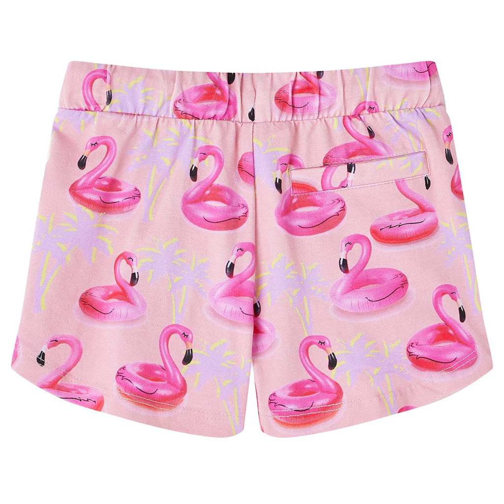 Calção para criança com cordão rosa-claro 116