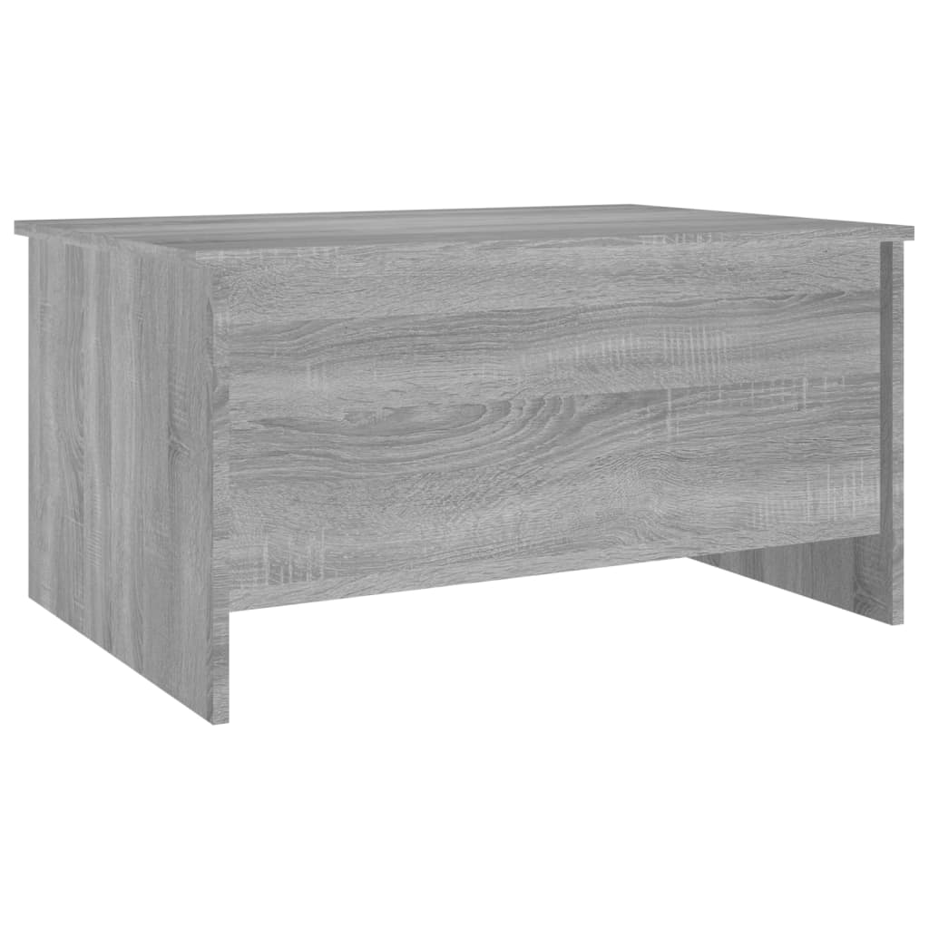 Mesa de centro 80x55,5x41,5cm derivados de madeira sonoma cinza