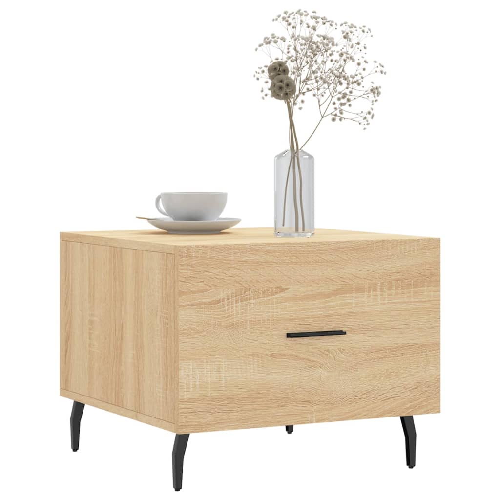 Mesa de centro 50x50x40 cm derivados de madeira carvalho sonoma