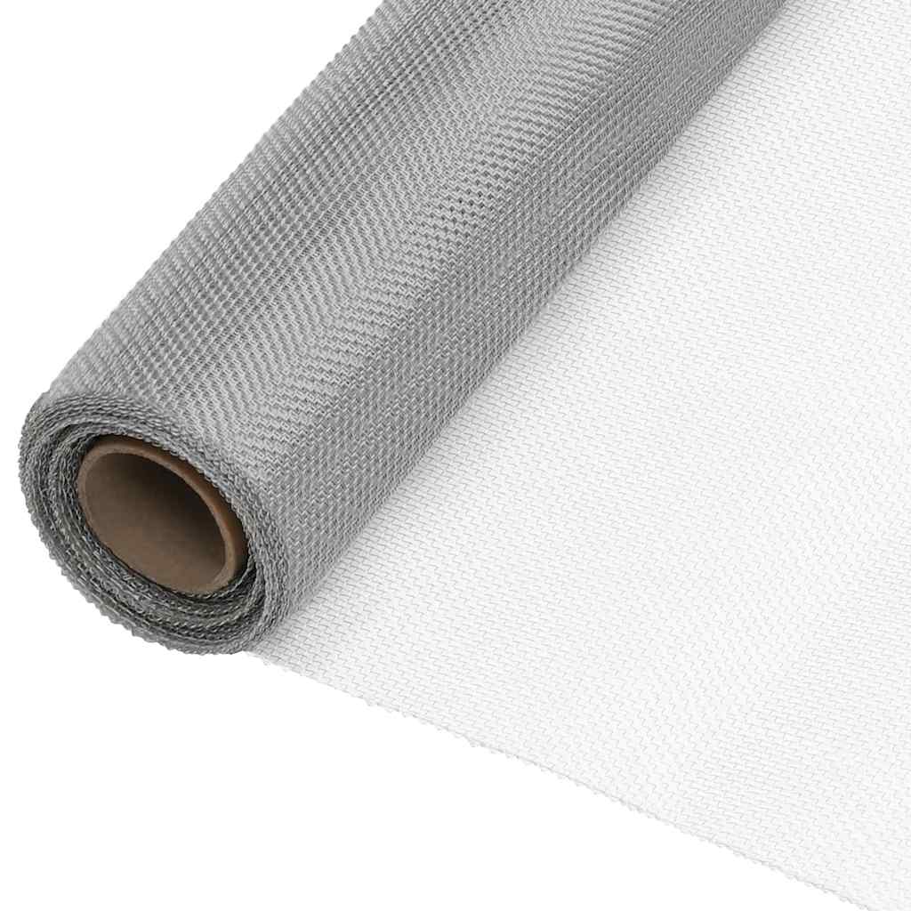 Rede 112x2000 cm aço inoxidável prateado