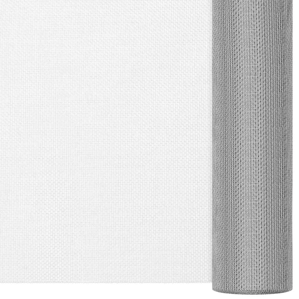 Rede 112x2000 cm aço inoxidável prateado