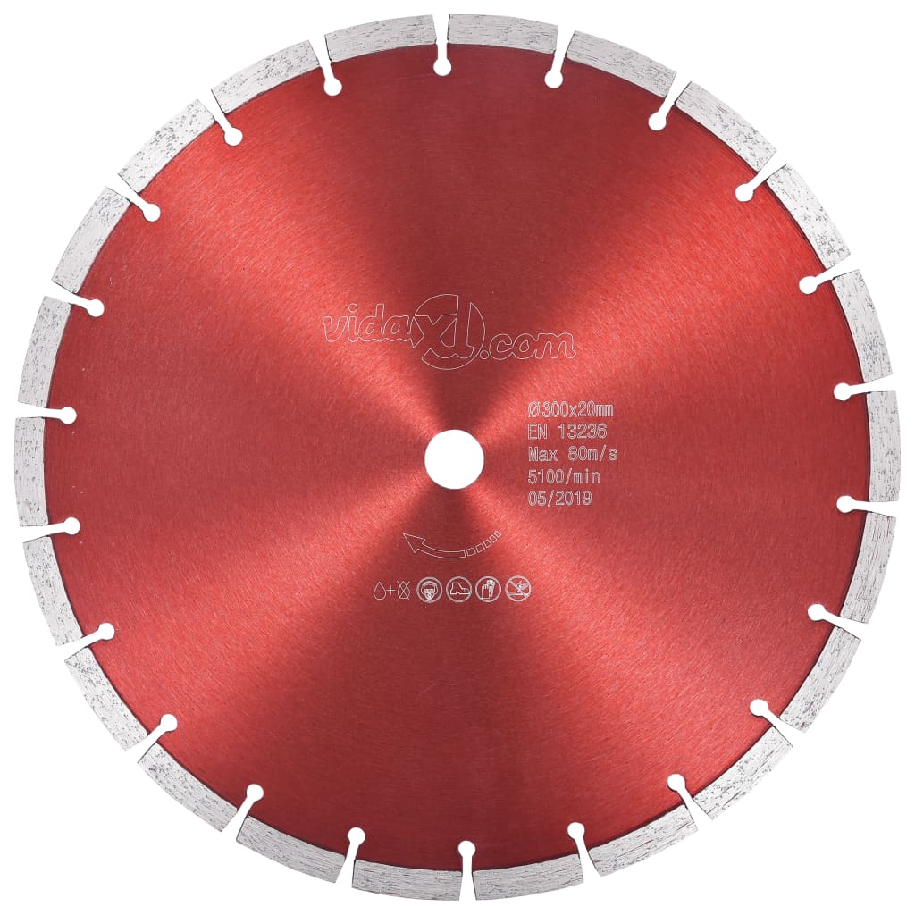 Disco de corte de diamante aço 300 mm