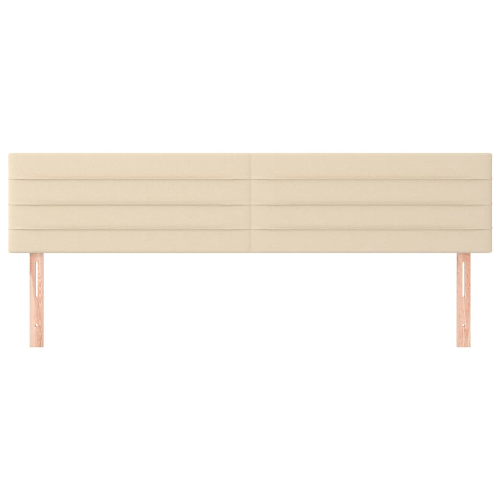 Cabeceiras creme 200x5x78/88 cm tecido