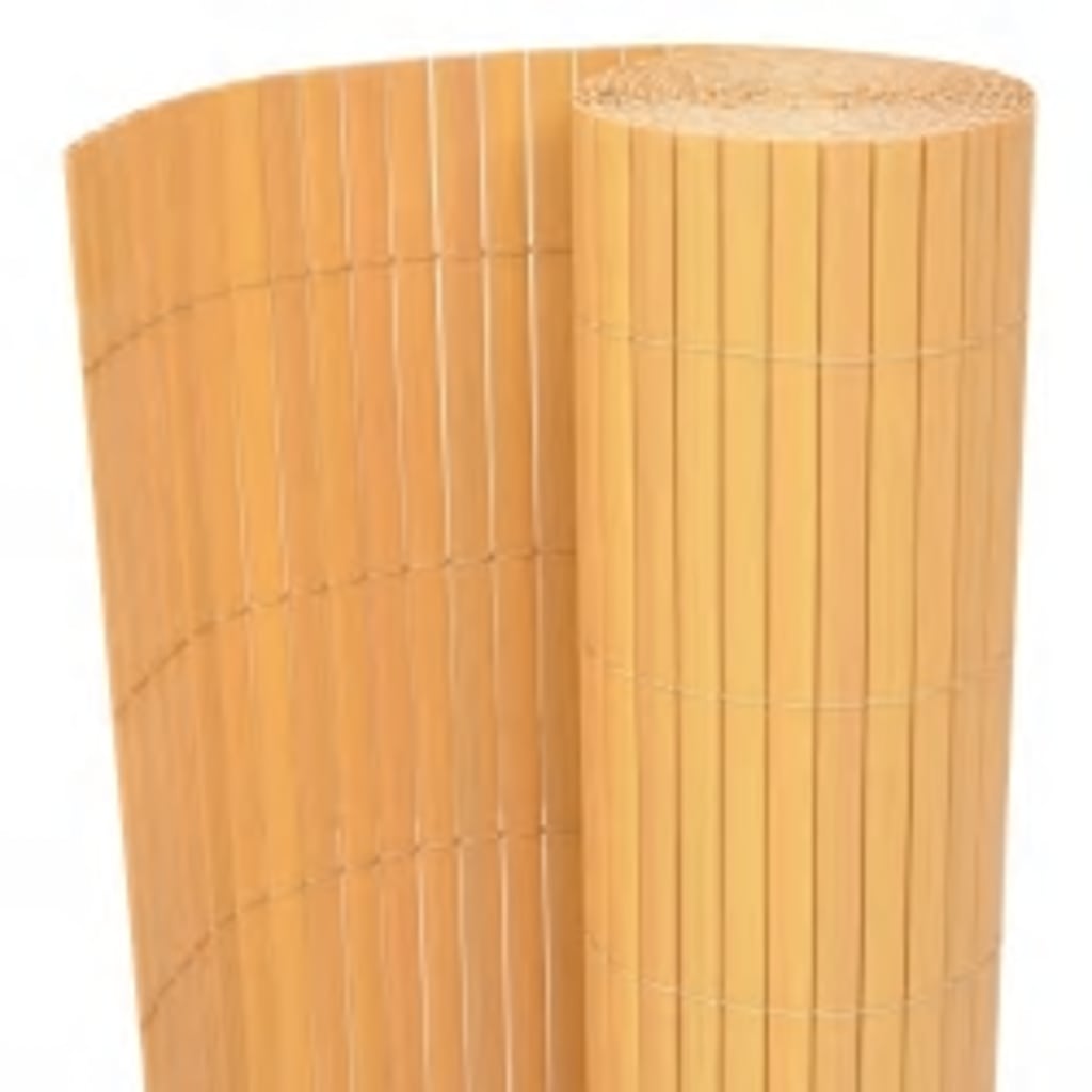 Cerca de jardim dupla face 110x500 cm amarelo