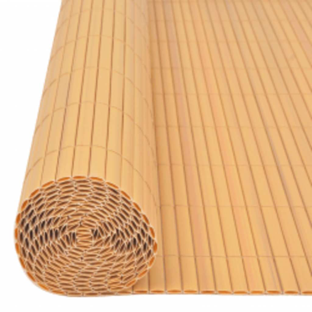 Cerca de jardim dupla face 110x500 cm amarelo