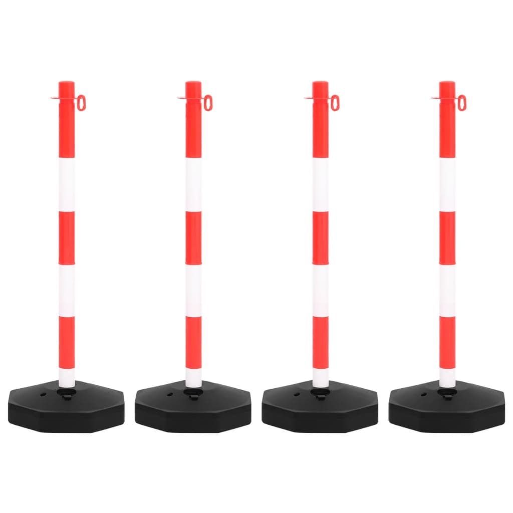 Conjunto de postes com corrente de plástico 10 m