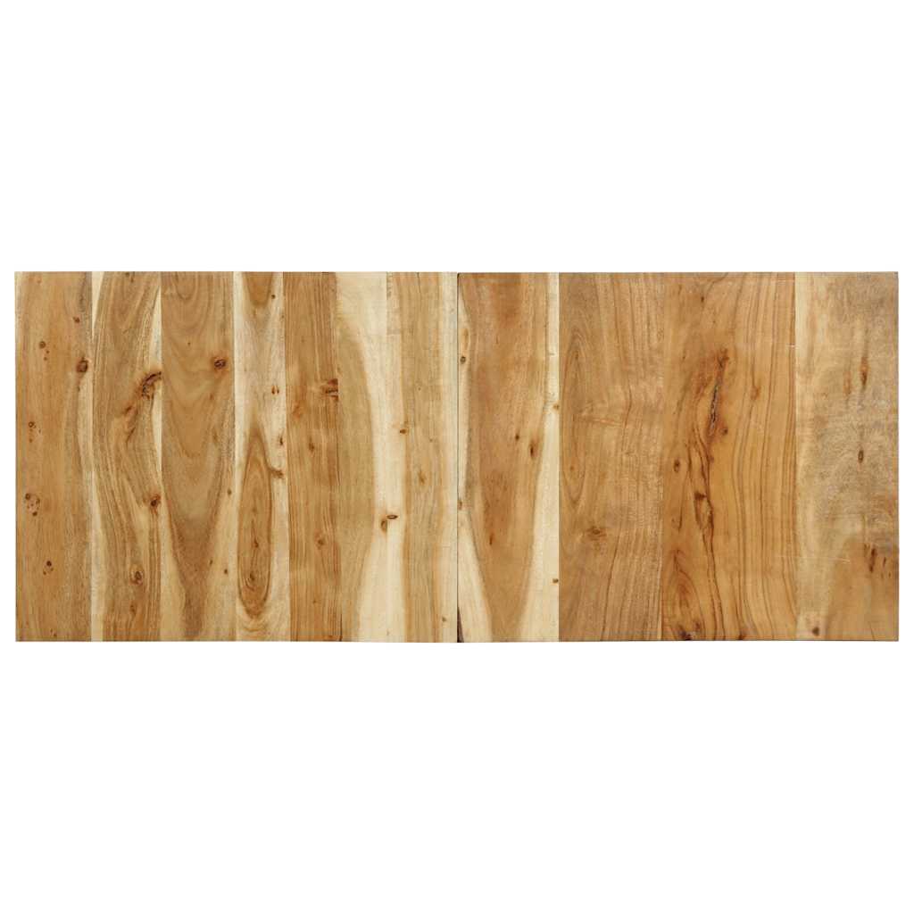Cabeceira 120 cm madeira maciça de acácia