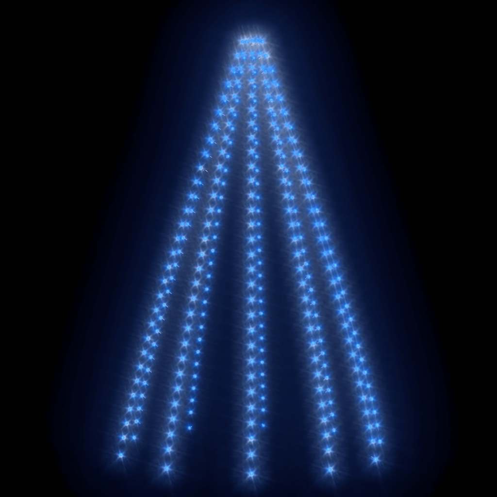 Cordão de luzes árvore de natal 300 luzes LED 300 cm azul