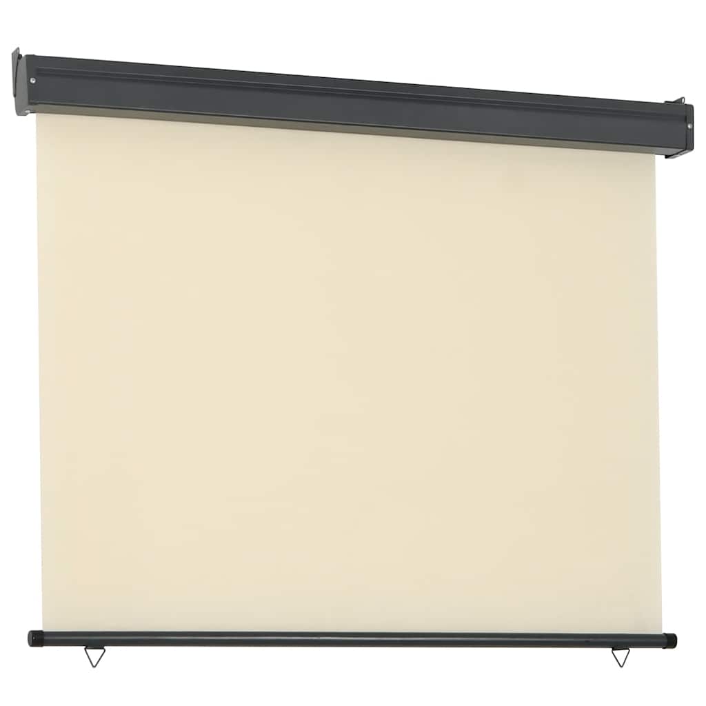 Toldo lateral para varanda 125x250 cm creme