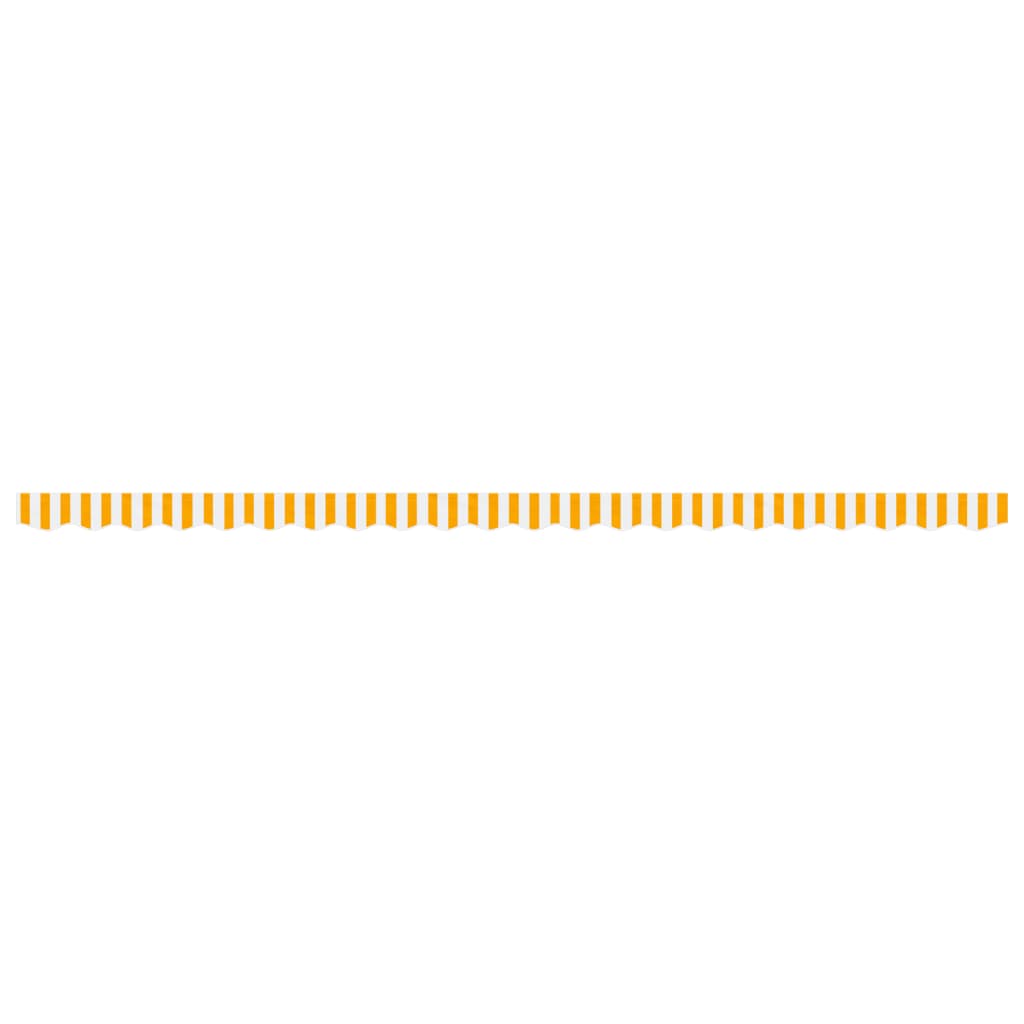 Tecido de substituição para sanefa de toldo 500 cm riscas amarelo/branco