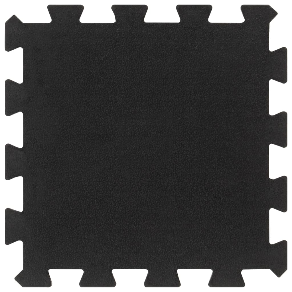 Ladrilhos de borracha 9 pcs 16 mm 30x30 cm preto