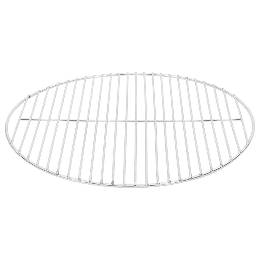 Grelha para churrasco redonda ø47 cm aço inoxidável 304