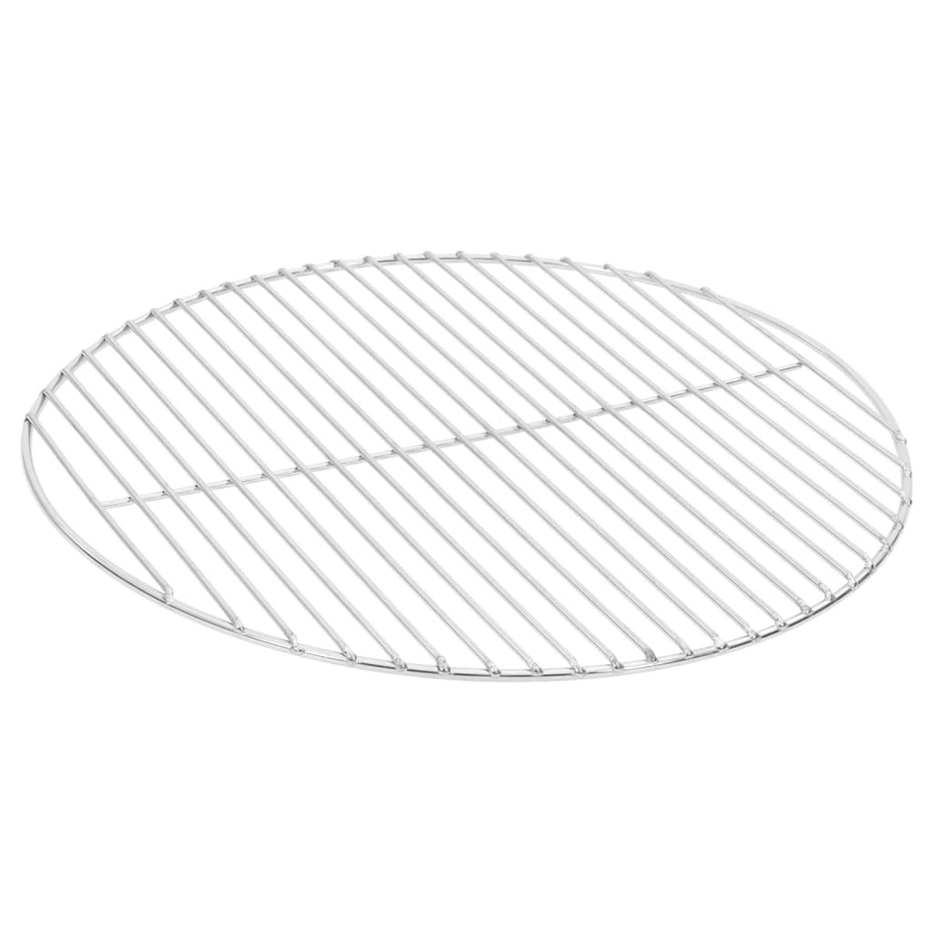 Grelha para churrasco redonda ø47 cm aço inoxidável 304