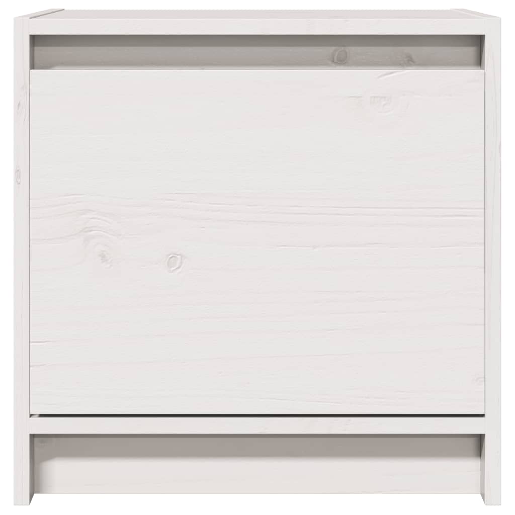 Mesas de cabeceira 2 pcs 40x30,5x40 cm pinho maciço branco