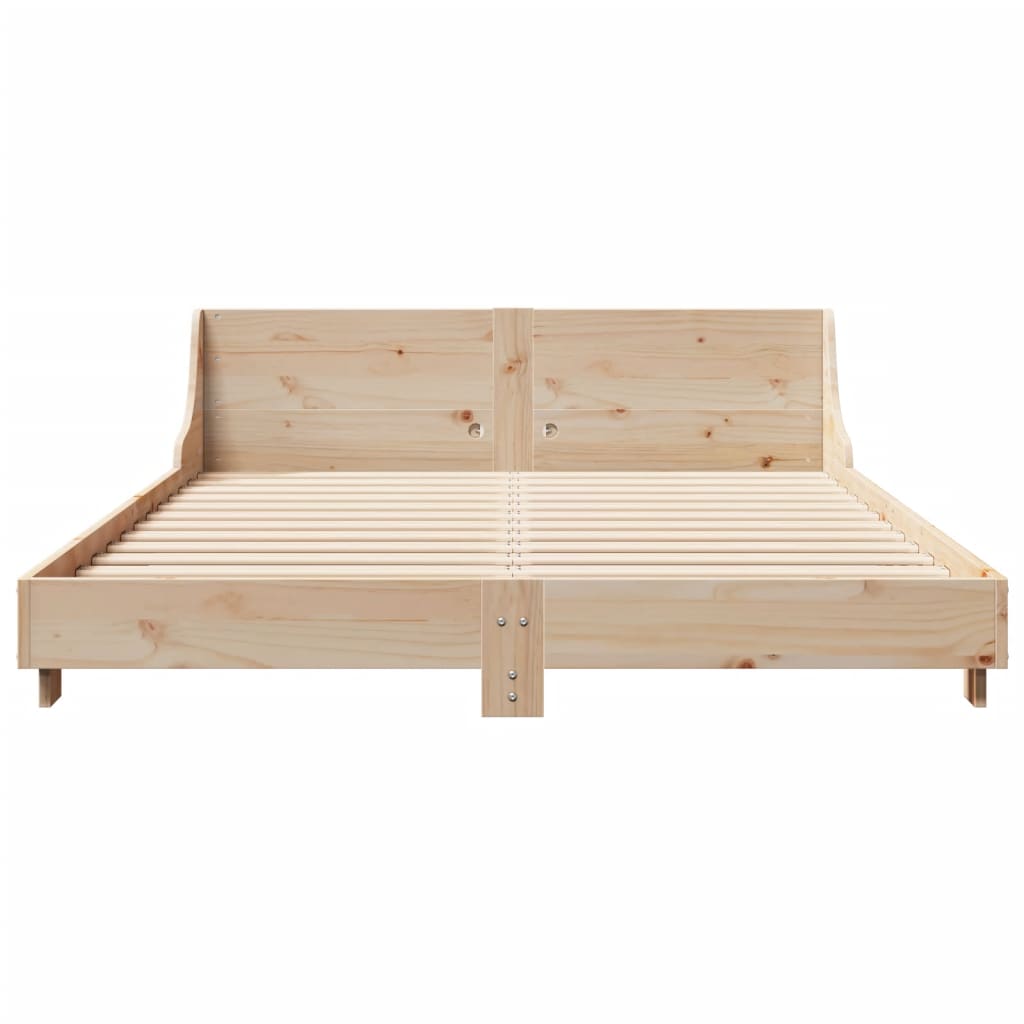 Cama sem colchão 120x190 cm madeira de pinho maciça