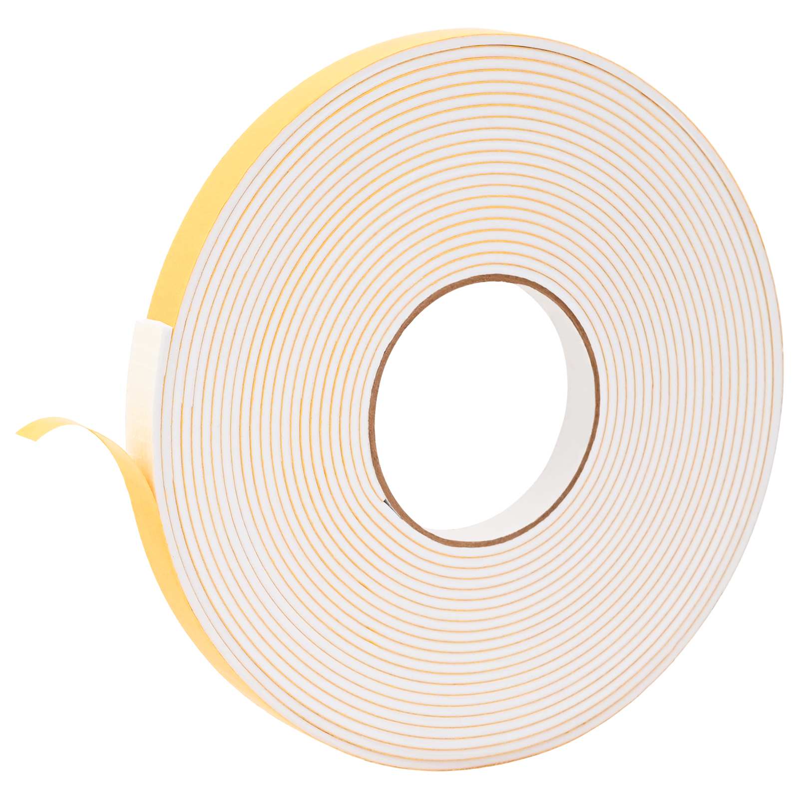 Fita de espuma autoadesiva 10 unid. branco 10mm x 10m espuma cr