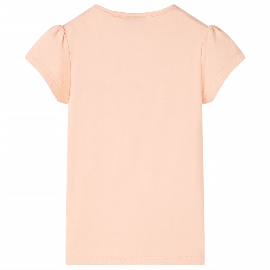 T-shirt de criança laranja-claro 116