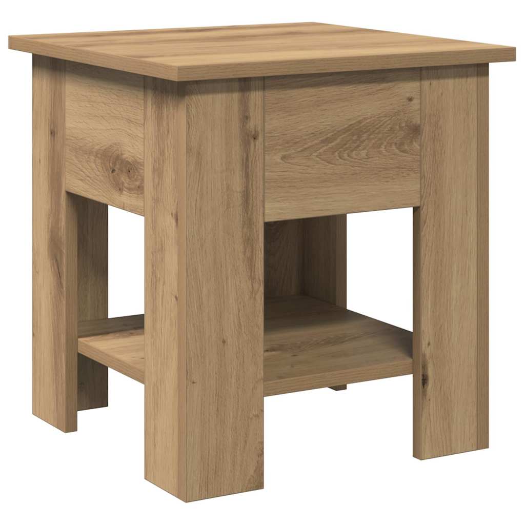 Mesa de centro 40x40x42 cm deriv. madeira carvalho artisiano