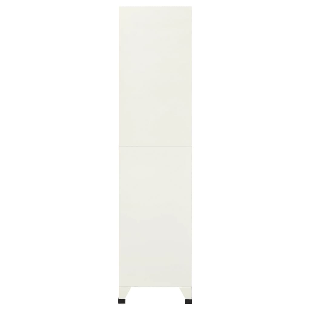Cacifo aço 90x45x180 cm cinzento e azul