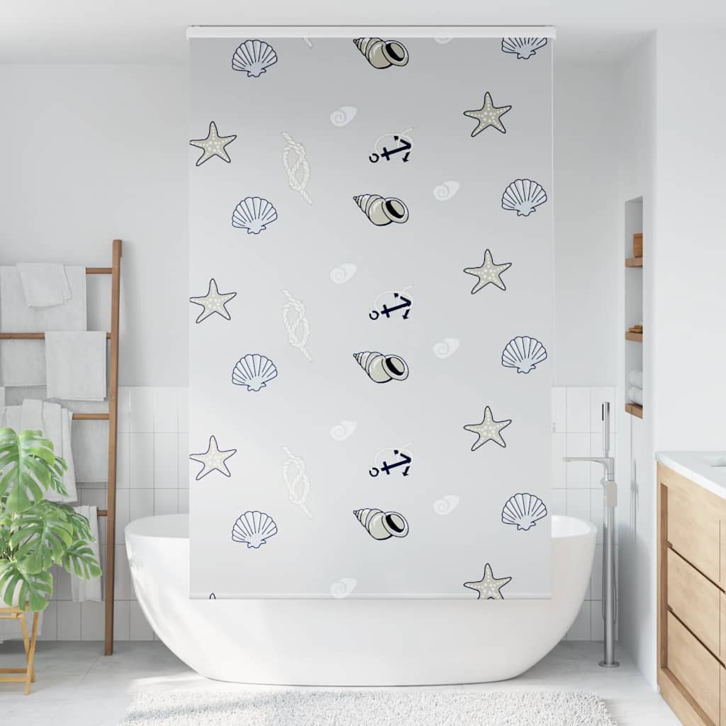 Rolo de duche estores com 130x240 cm largura tecido 126 cm
