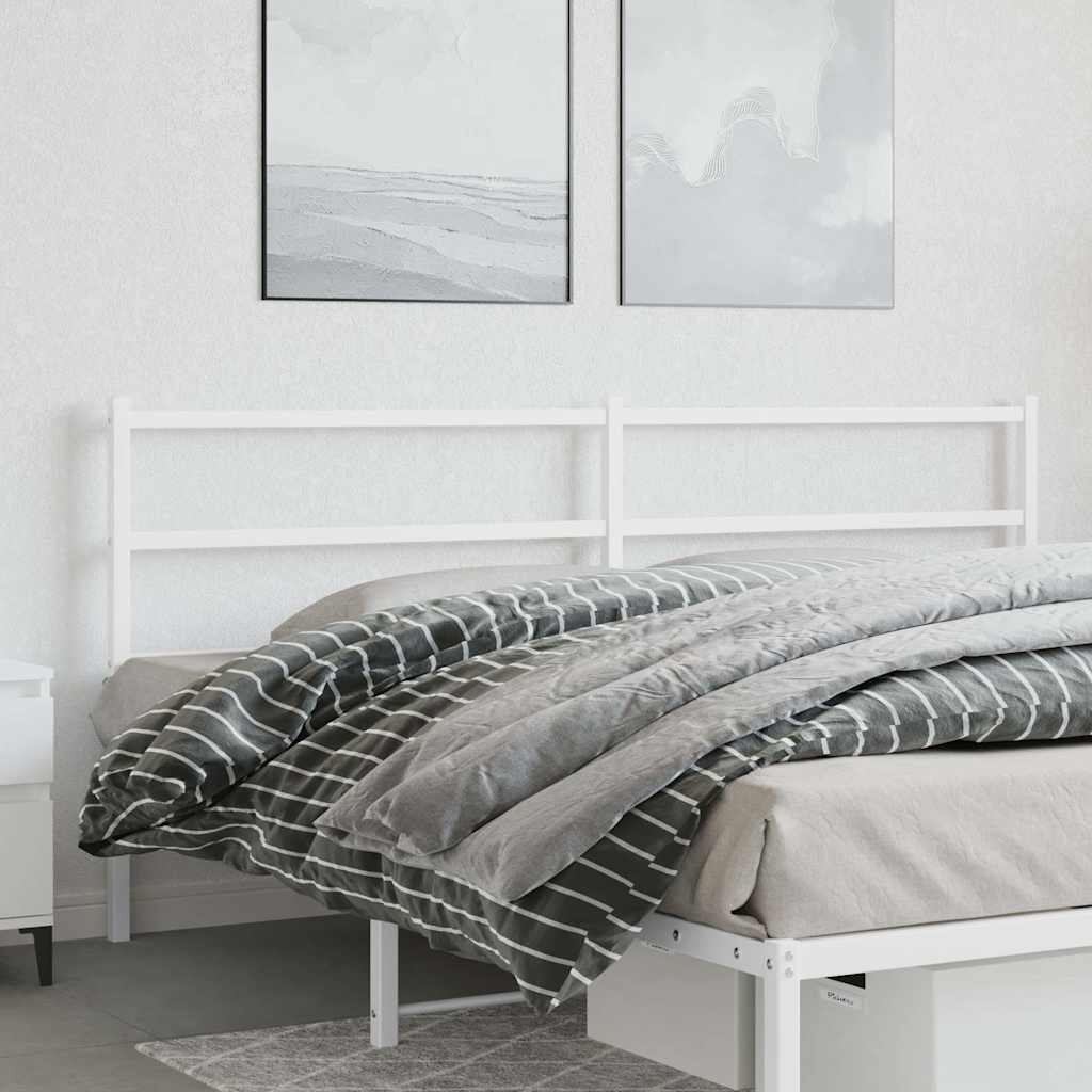 Cabeceira de substituição 180 cm metal branco