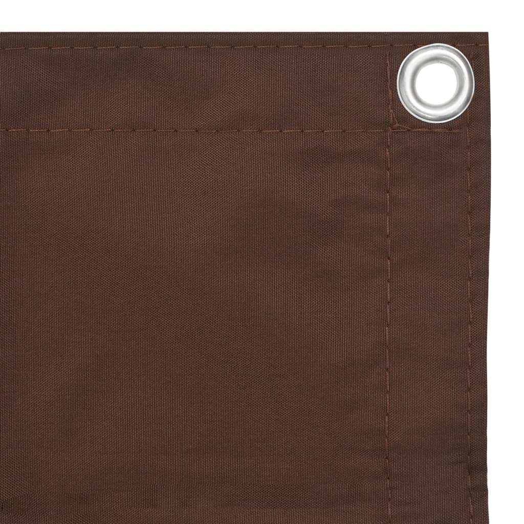 Tela de varanda 120x300 cm tecido oxford castanho