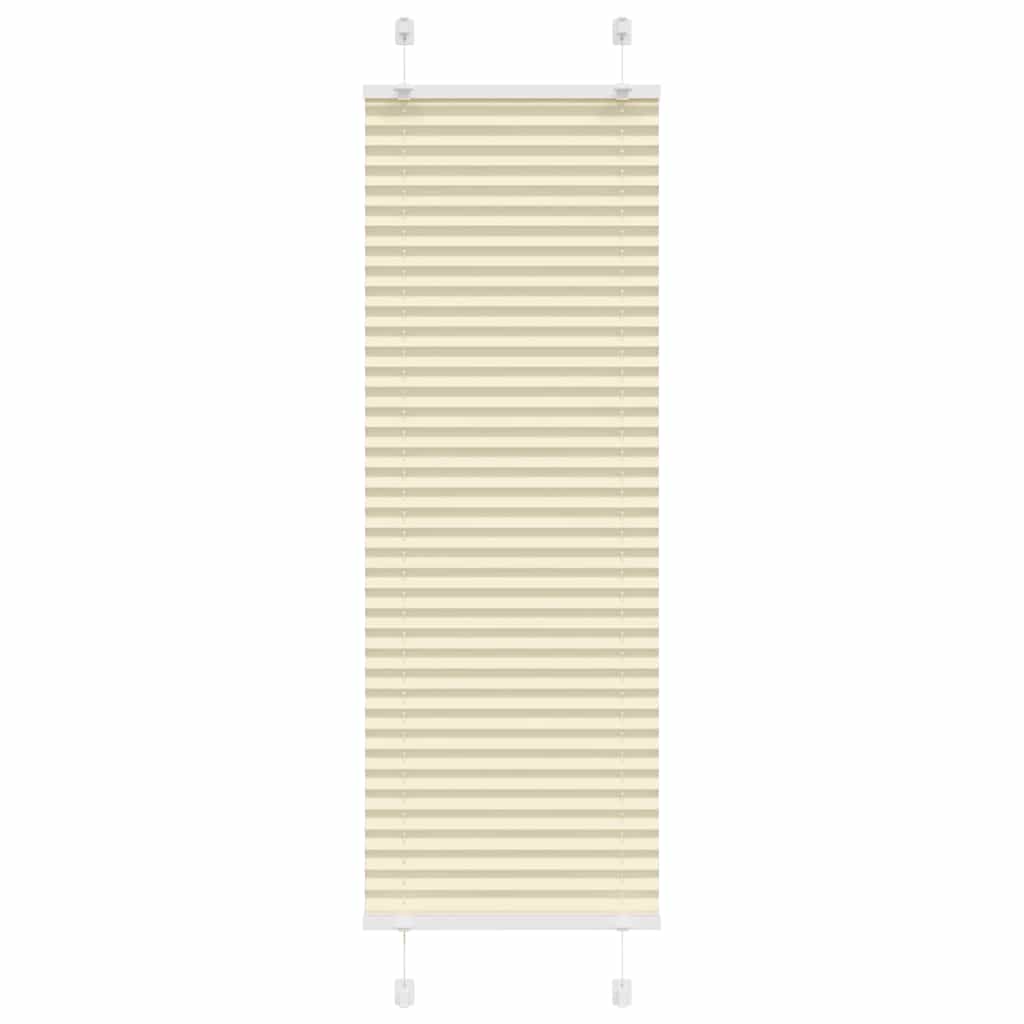 Creme plissada cega 50x100 cm largura tecido 49,4 cm poliéster