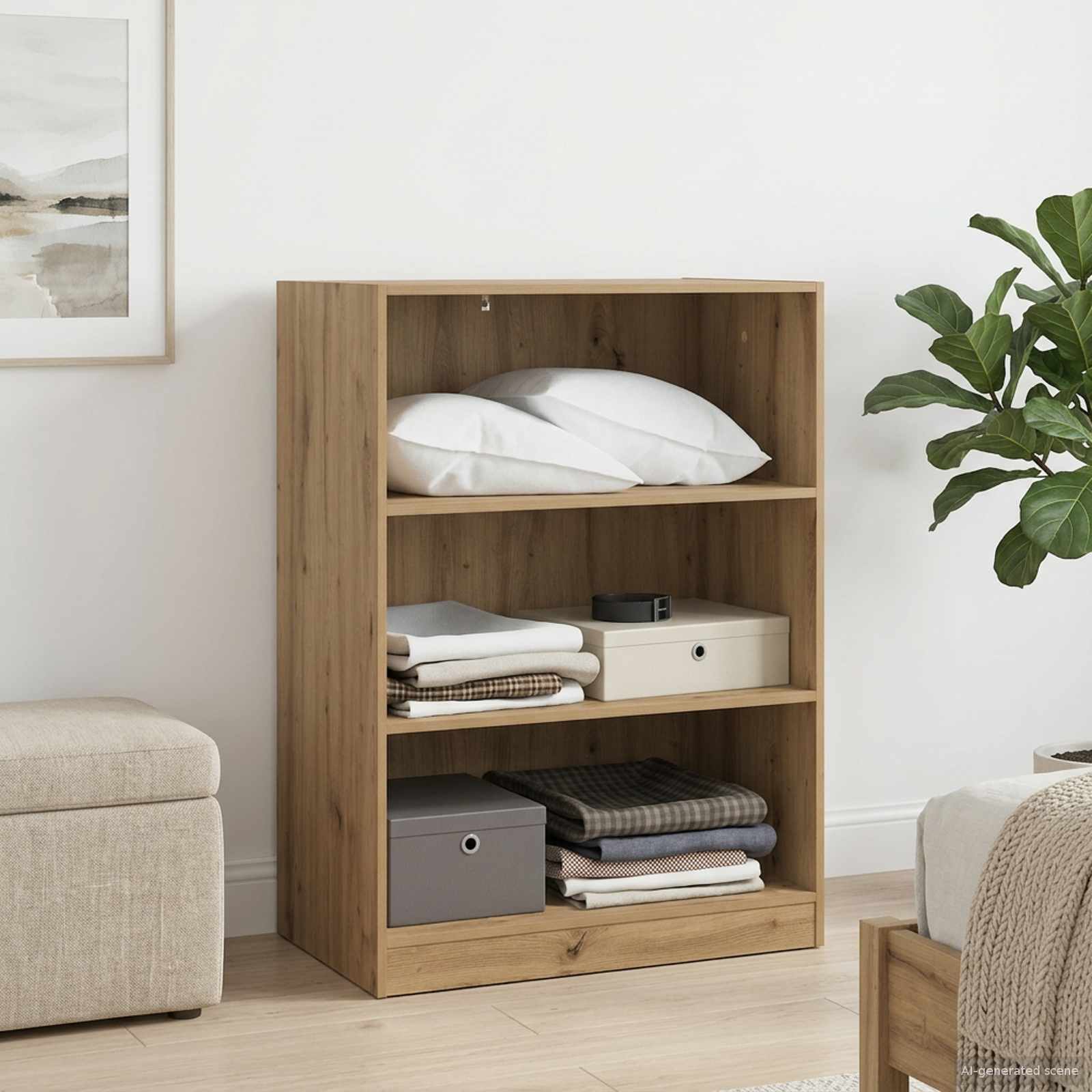 Guarda-roupa carvalho artisan 77 x 48 x 102 cm pb