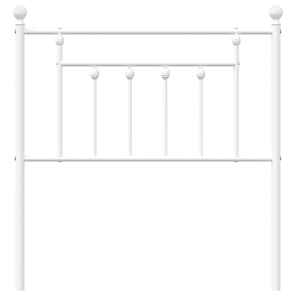 Cabeceira de substituição 80 cm metal branco