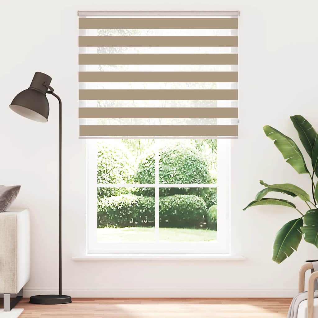 Cortina de zebra 145x230 cm largura do tecido 140,9cm poliéster
