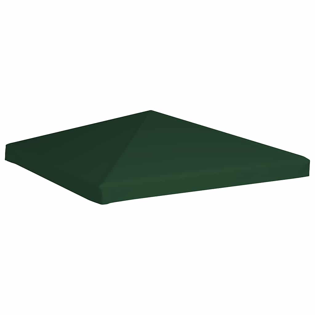 Cobertura de gazebo 310 g/m² 3x3 m verde