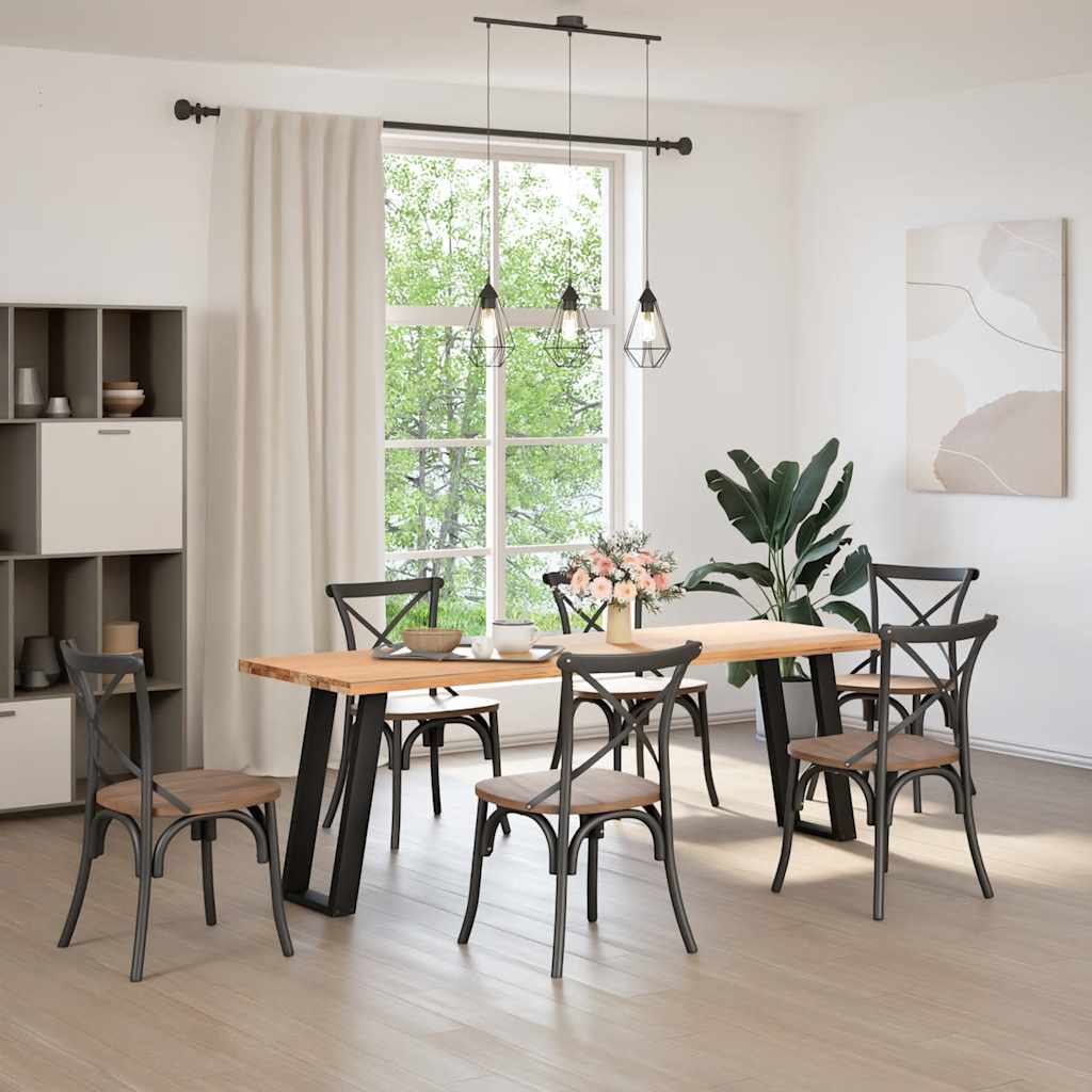Pés de mesa de console em forma de u, 2 peças, preto, 28x(72-73) cm, aço