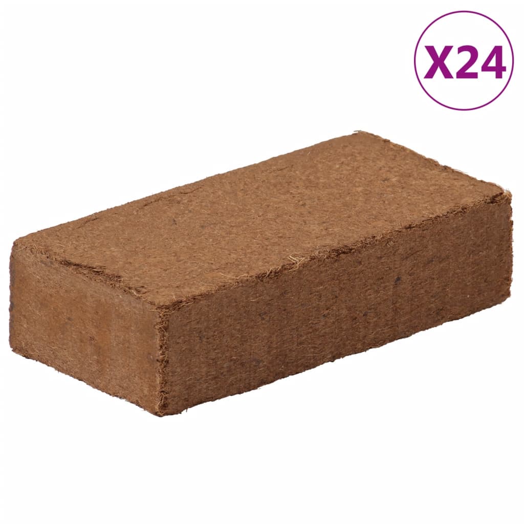 Blocos de fibra de coco 24 pcs 650 g/cada 15,6 kg/total