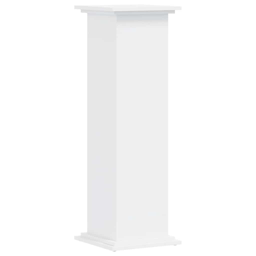 Suporte para plantas 33x33x100 cm derivados de madeira branco