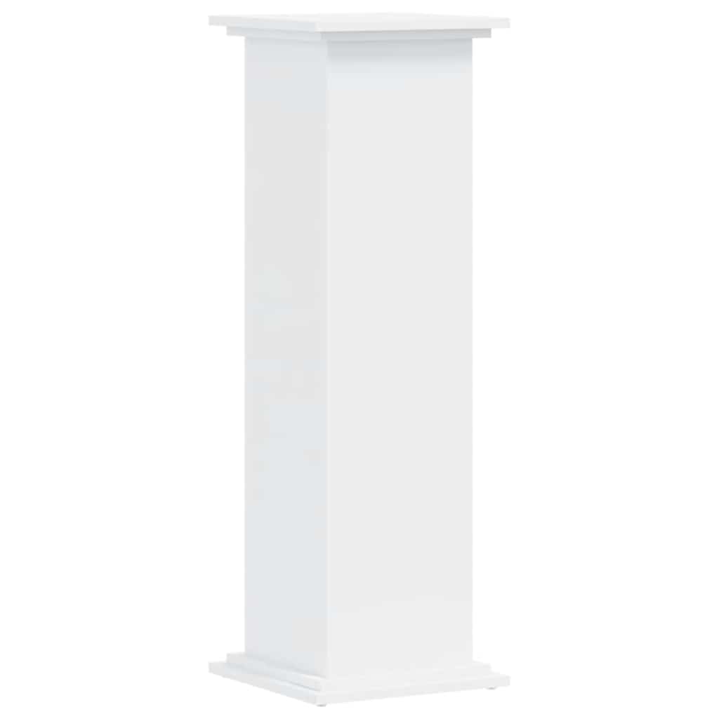 Suporte para plantas 33x33x100 cm derivados de madeira branco