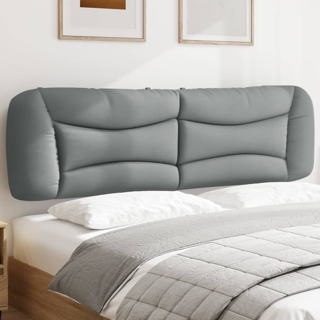 Almofadão de cabeceira hvar 183 cm tecido cinzento-claro