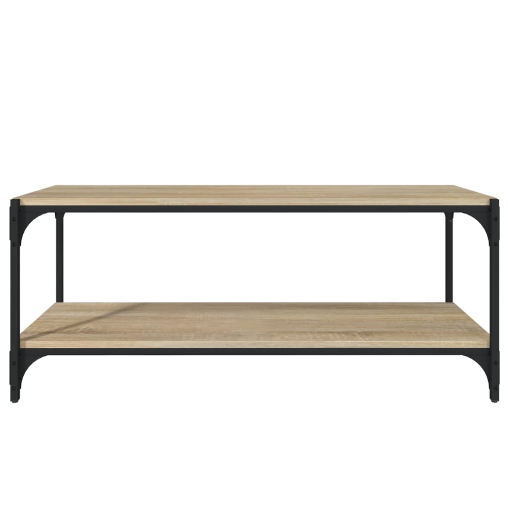 Móvel TV 100x33x41 cm derivados madeira/aço cor carvalho sonoma