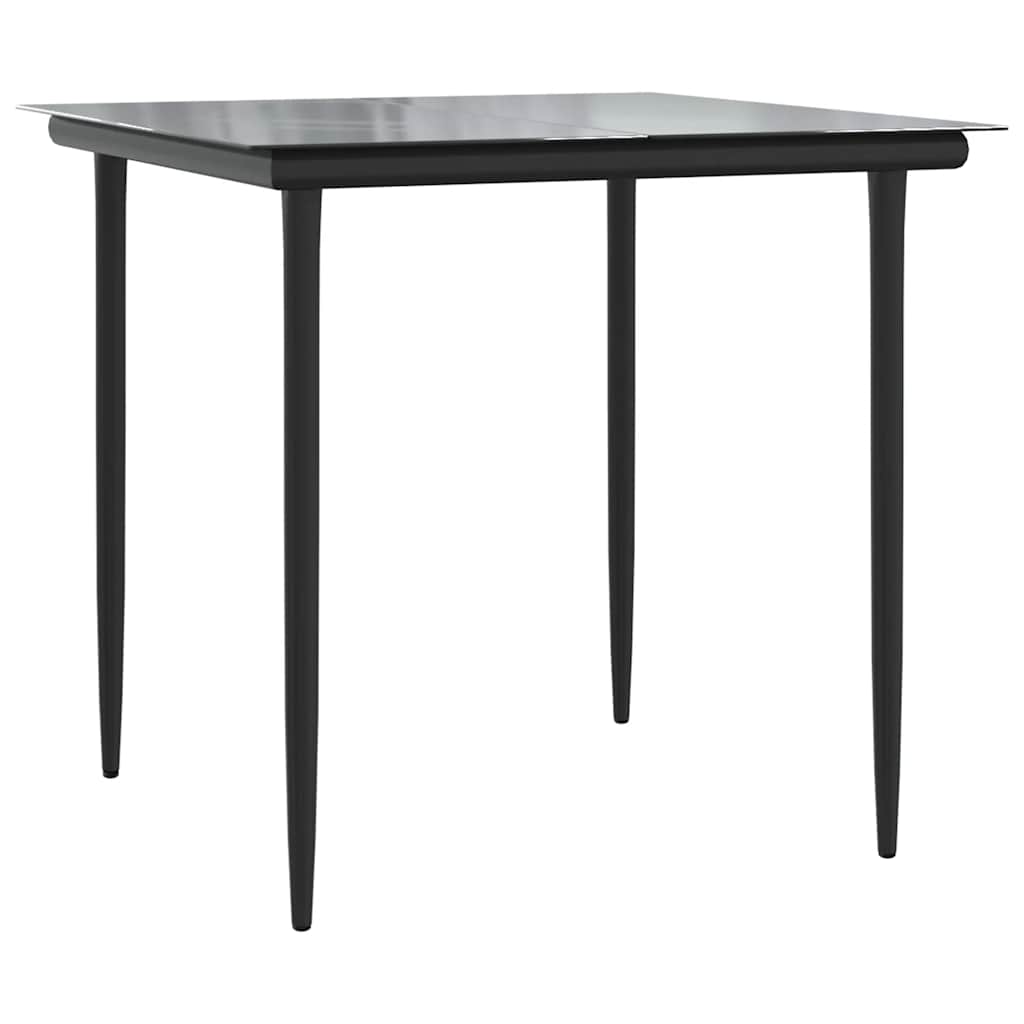 5 Pcs conjunto de jantar p/ jardim com almofadões vime PE bege