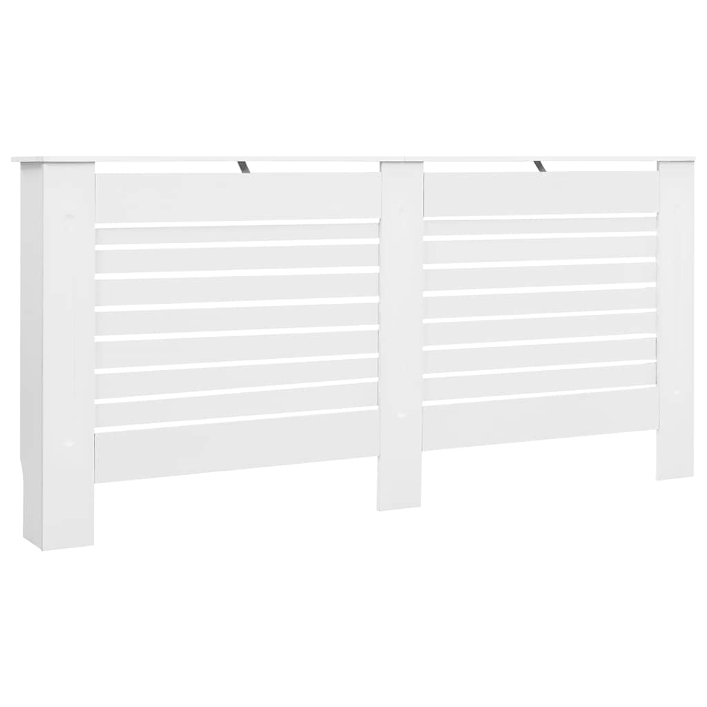 Cobertura de radiador 172x19x81,5 cm MDF branco
