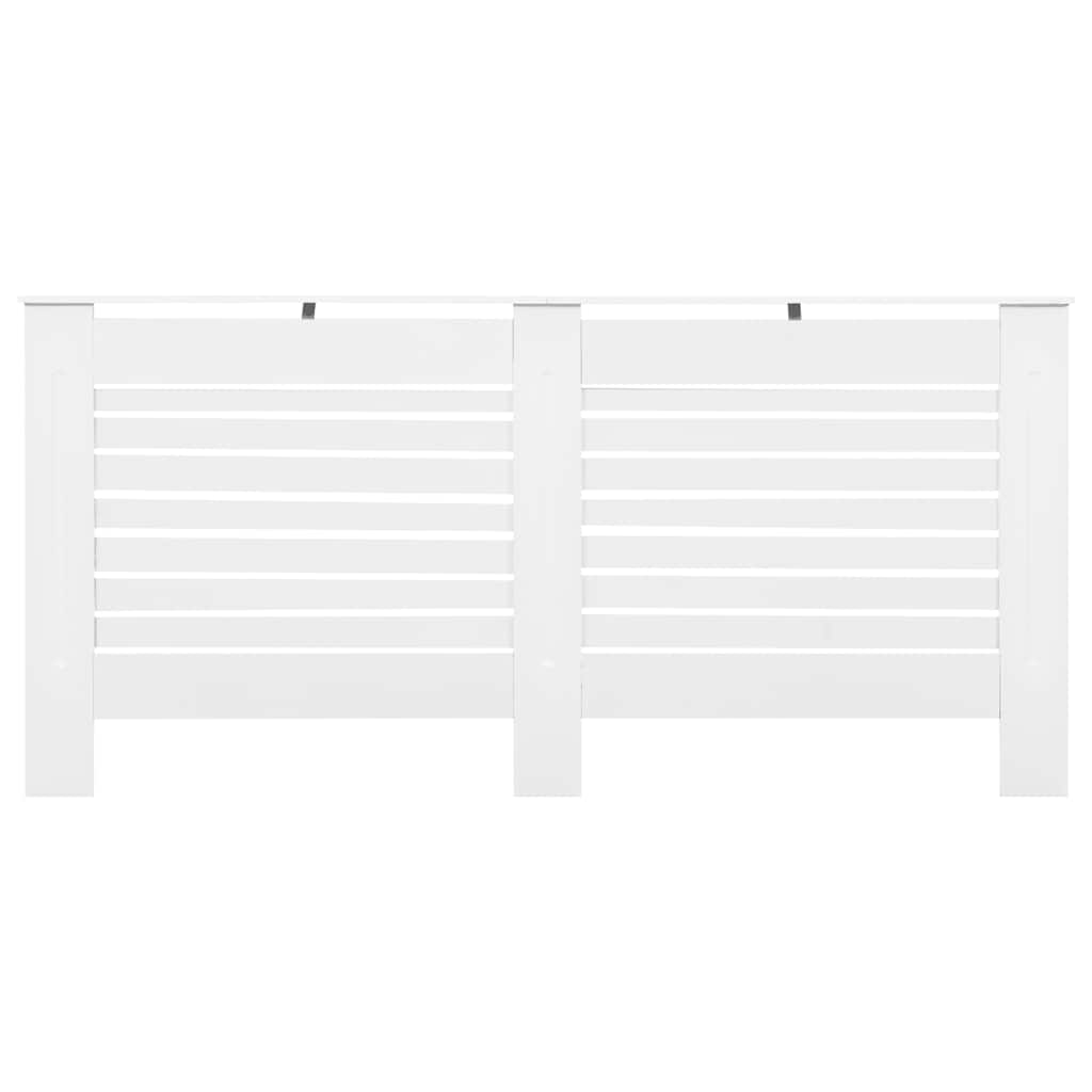 Cobertura de radiador 172x19x81,5 cm MDF branco