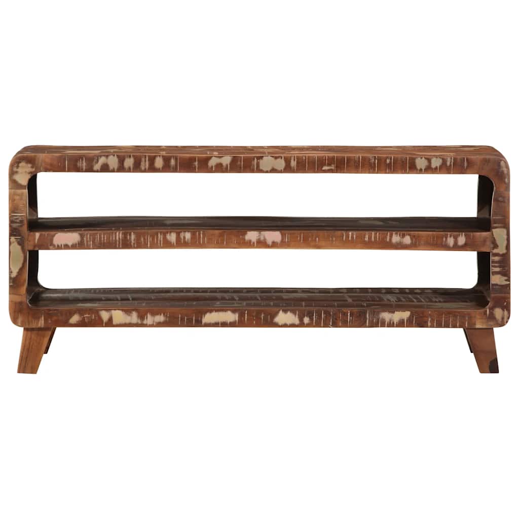 Móvel de TV 105x46x32 cm madeira recuperada maciça