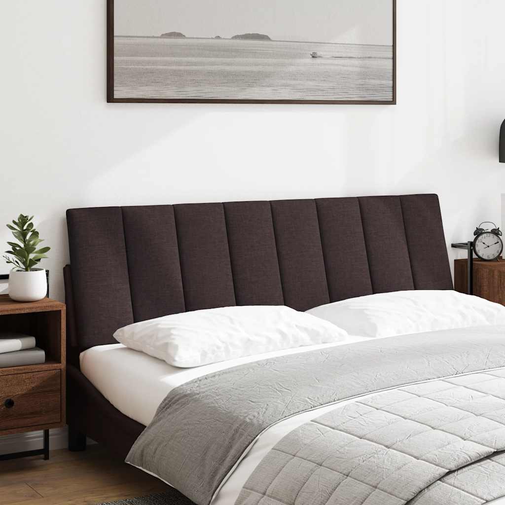 Almofadão de cabeceira hanko 160 cm tecido castanho-escuro