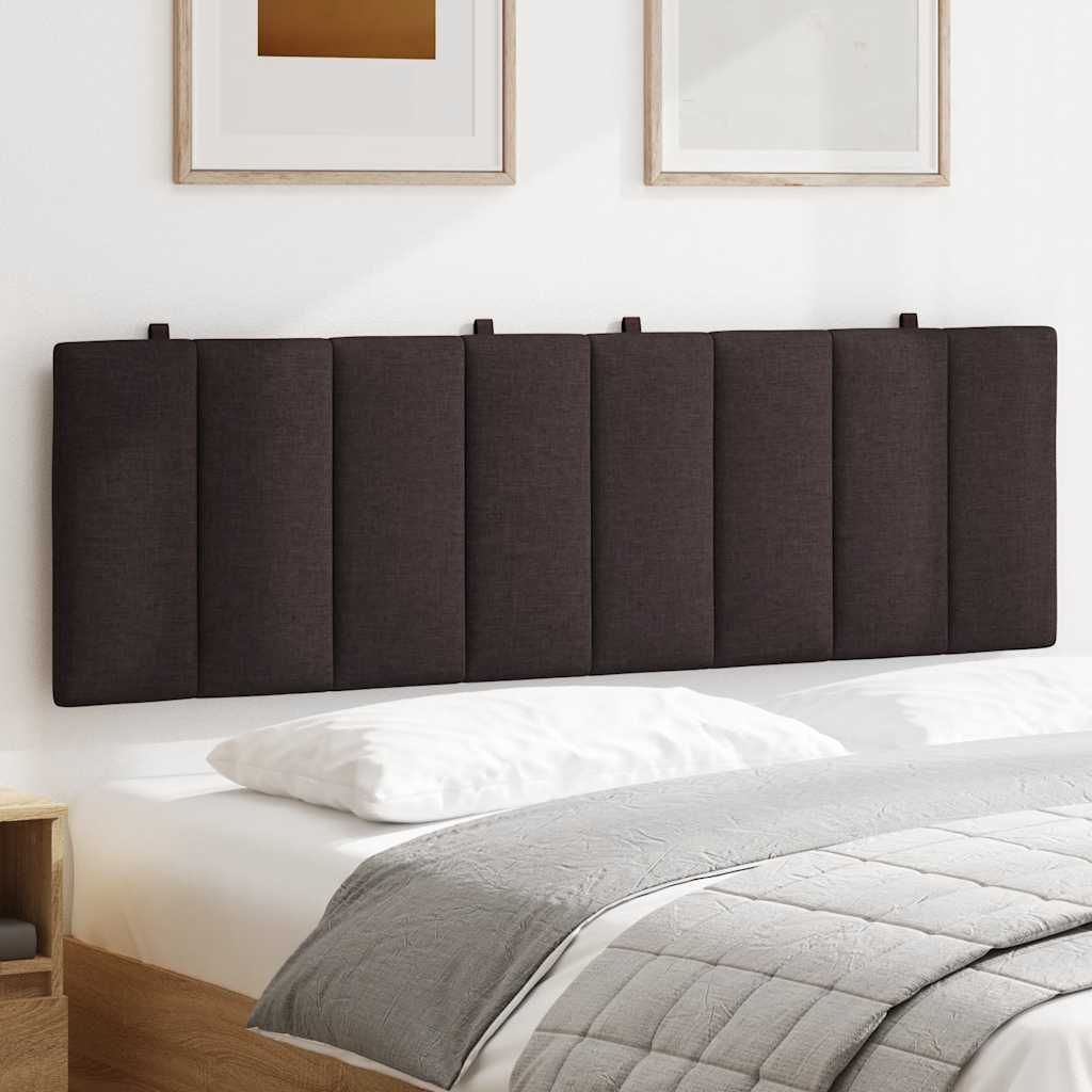 Almofadão de cabeceira hanko 160 cm tecido castanho-escuro
