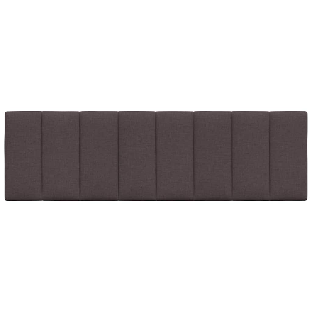 Almofadão de cabeceira hanko 160 cm tecido castanho-escuro