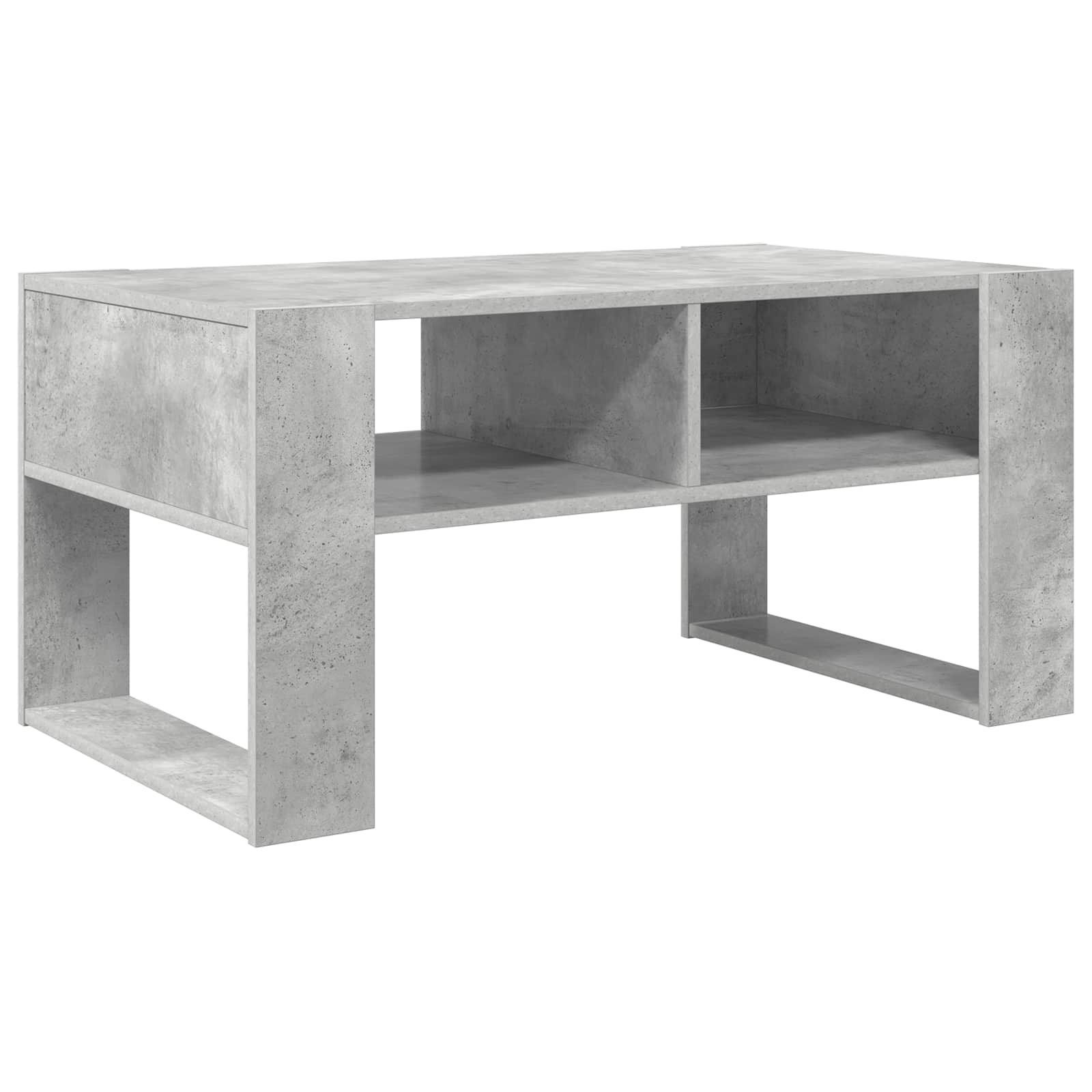 Mesa de centro cinzento 92 x 53 x 45 cm derivados de madeira