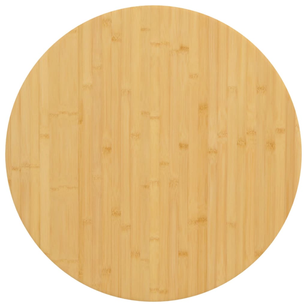 Tampo de mesa ø80x2,5 cm bambu