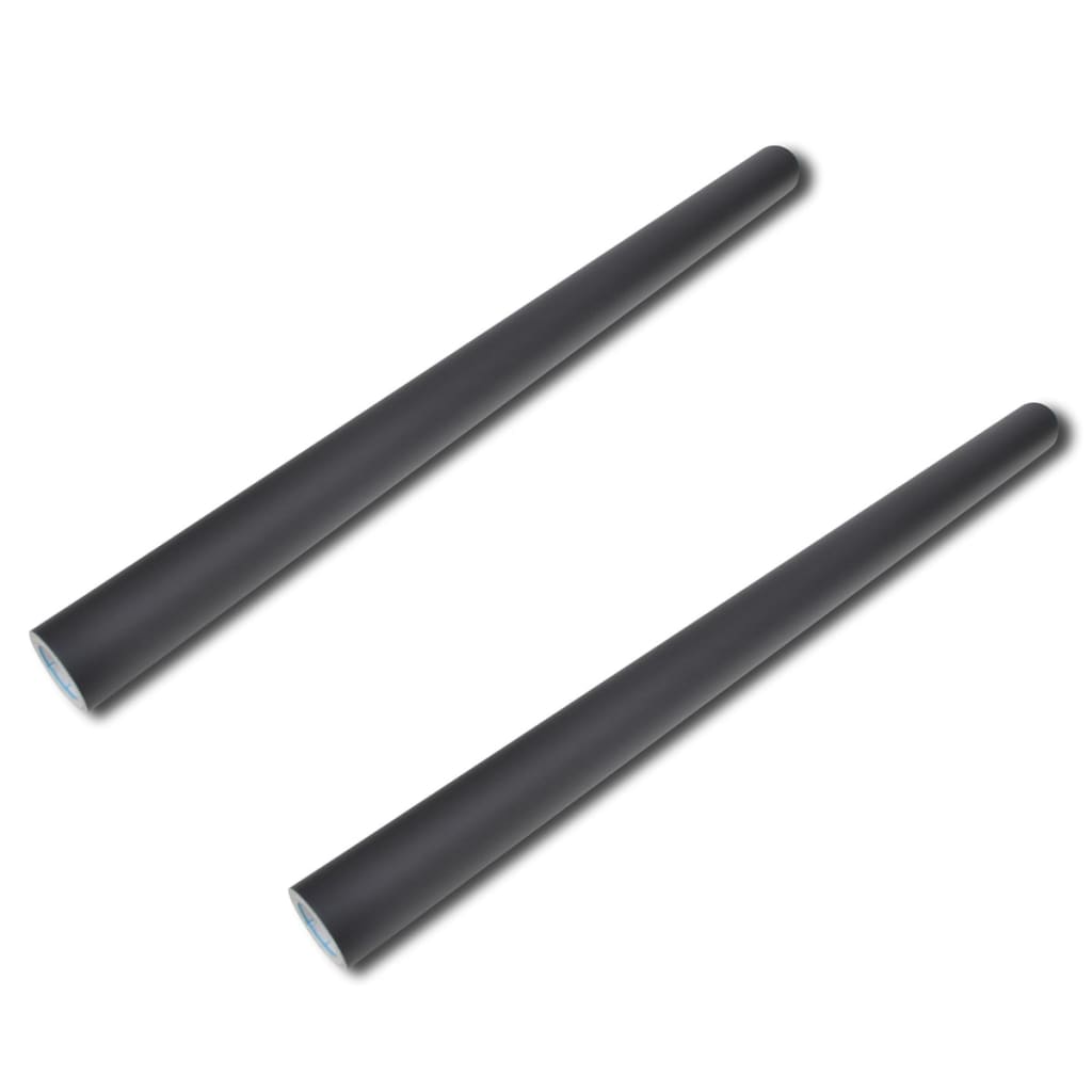 140897 Adesivo de parede tipo quadro negro 0,6 x 3 m 2 rolos c/ gizes